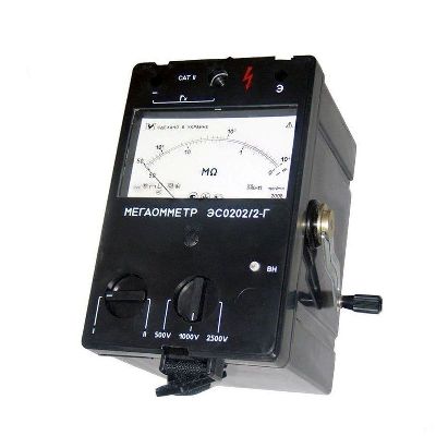 ЭС0202/2Г 2005-2020 г.в. с поверкой, Мегаомметр