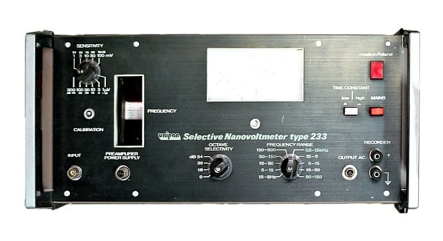 Unipan-233 (основная комплектация), Нановольтметр селективный 1980...1993г.в.
