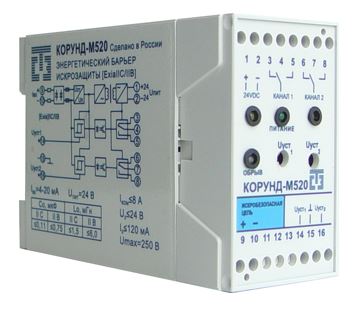 Корунд-М520 (с гос.пов.), Активный барьер искрозащиты